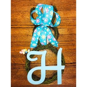 Custom Easter Bunny Wreath